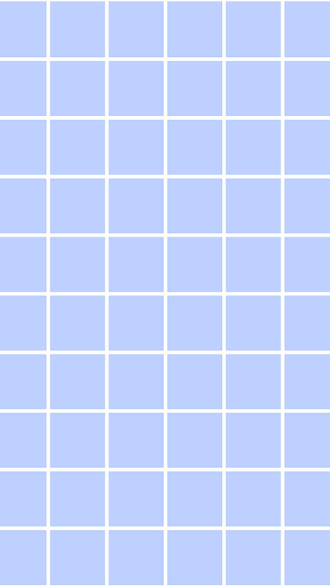 Pastel Aesthetic Grid 桌布 壁紙 — 一個極簡風格的柔和薰衣草色方格網格，由清晰的白色線條分隔，營造出平靜的幾何圖案。