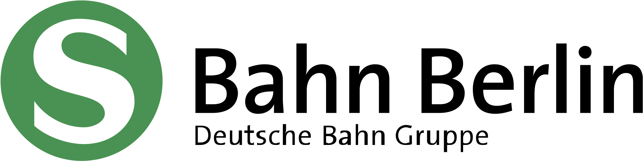 Logo Design 桌布 壁紙 — 一個極簡風格的綠色圓形標誌，中央有一個粗體黑色風格化S，置於純黑色背景上。