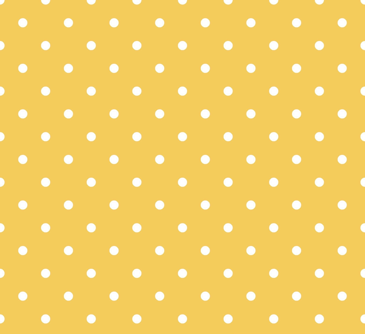 Yellow Polka Dot 桌布 壁紙 — 一個歡快的黃色背景，飾有均勻分佈的白色圓點，營造出俏皮復古的圖案。