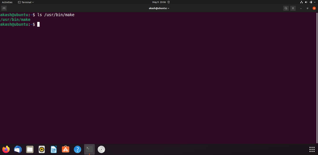 ubuntu 桌布 壁紙 — 一個深紫色的Linux終端機視窗在極簡桌面背景上顯示命令提示符和輸出。