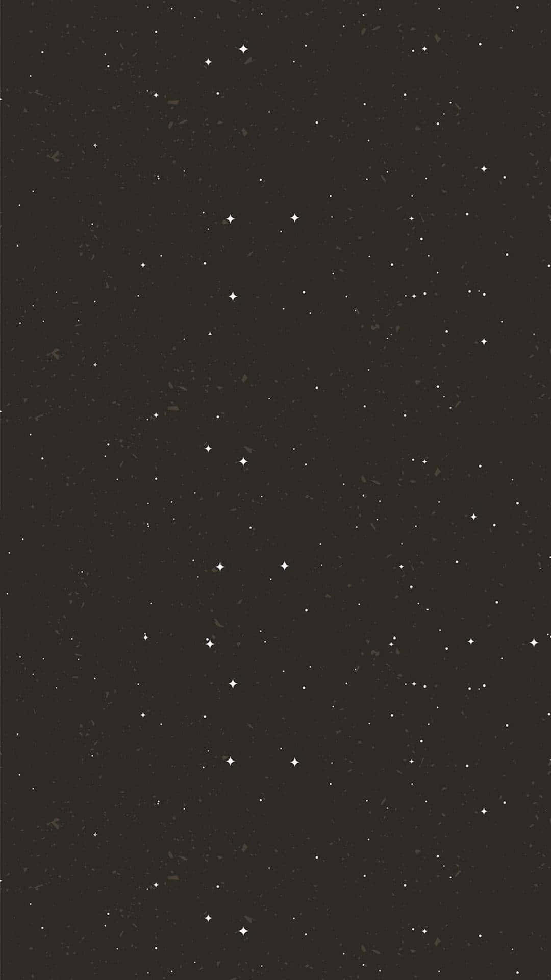 Minimalist Space 桌布 壁紙 — 一個漆黑的星空夜空，充滿了閃爍的白色星星和微妙的宇宙塵埃粒子。