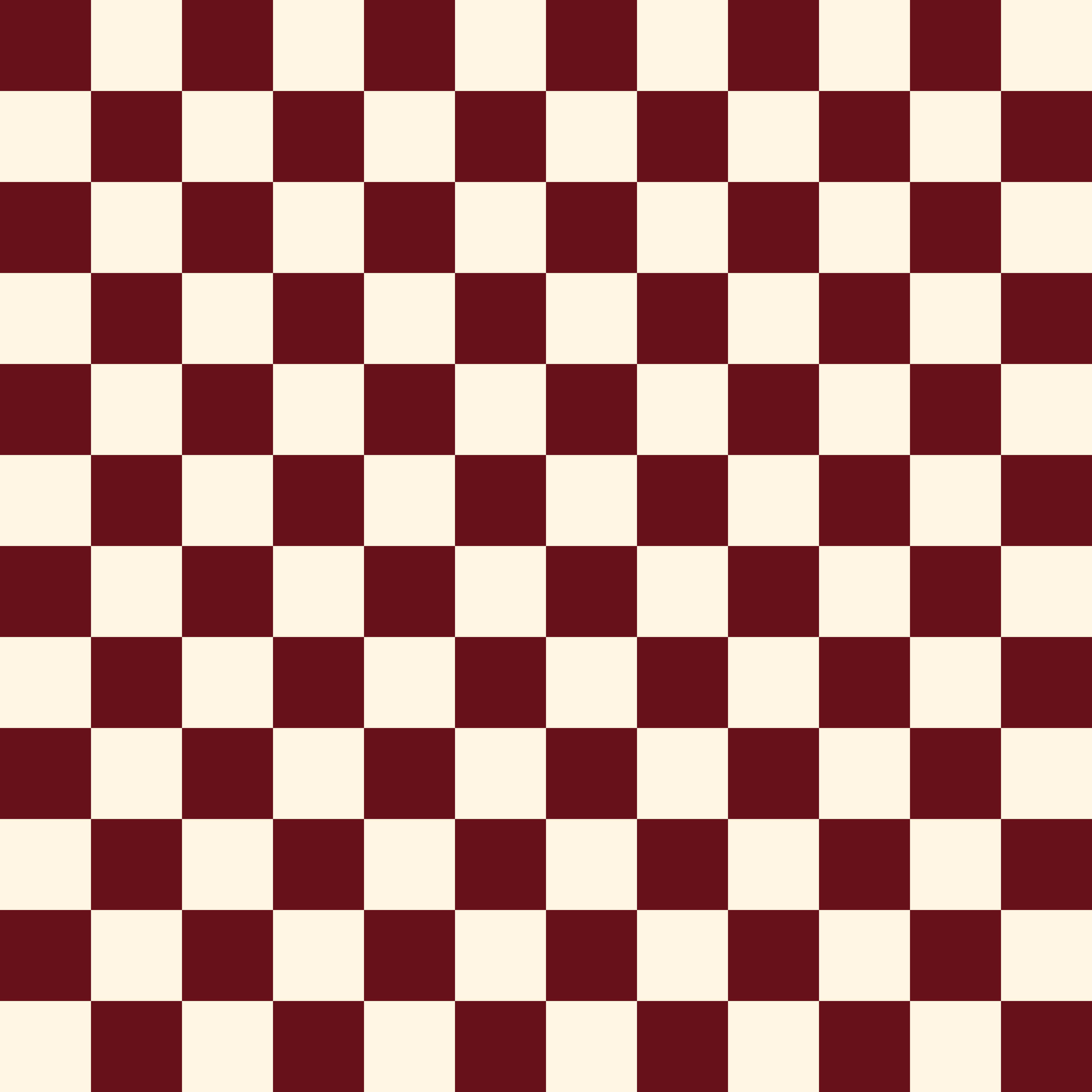 Checkered 桌布 壁紙 — 一個無縫的棋盤格圖案，由交替的深紅色和奶油色方塊覆蓋整個畫面。