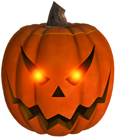 Pumpkin Halloween 桌布 壁紙 — 一個發光的橙色傑克南瓜燈，帶有鋒利的三角形眼睛和鋸齒狀的笑容，散發出詭異的萬聖節溫暖。