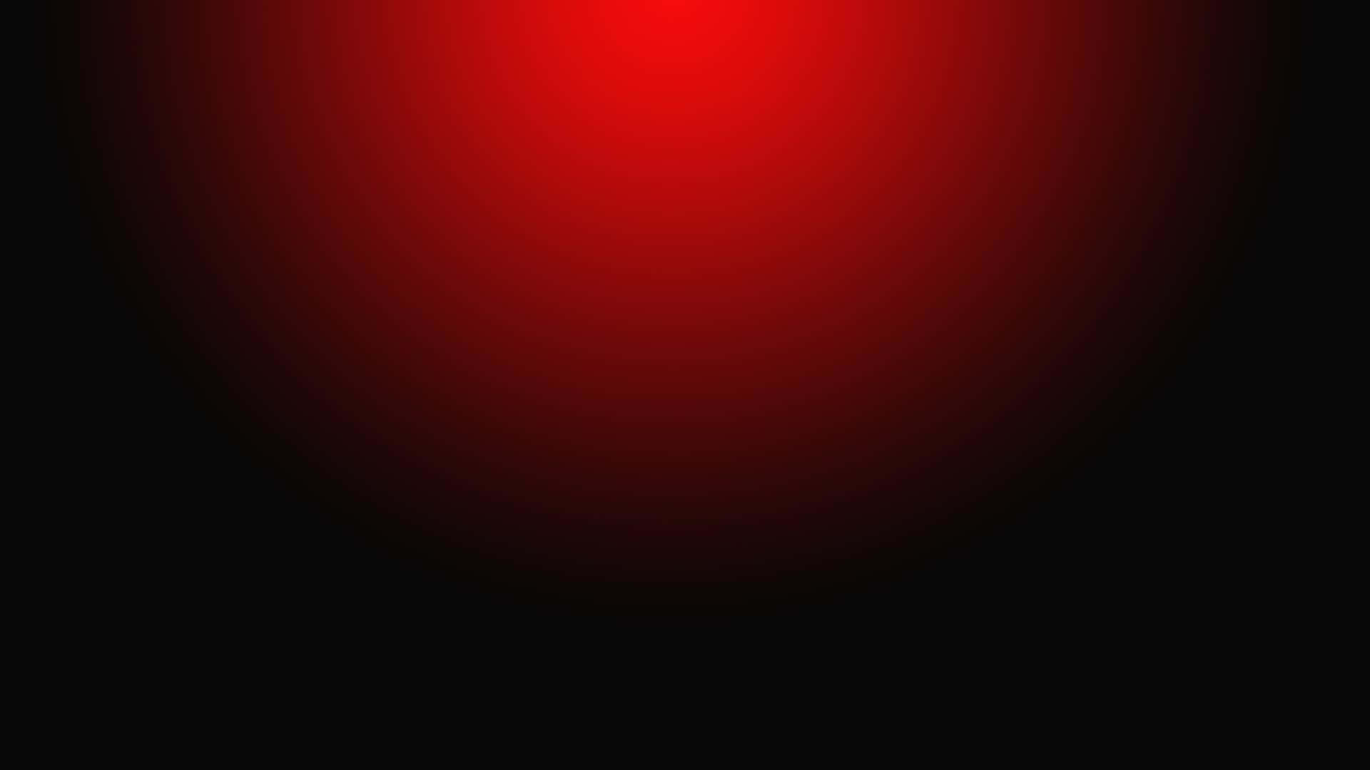Red Ombre 桌布 壁紙 — 一個發光的紅色漸變圓圈在深黑色背景上柔和地脈動。