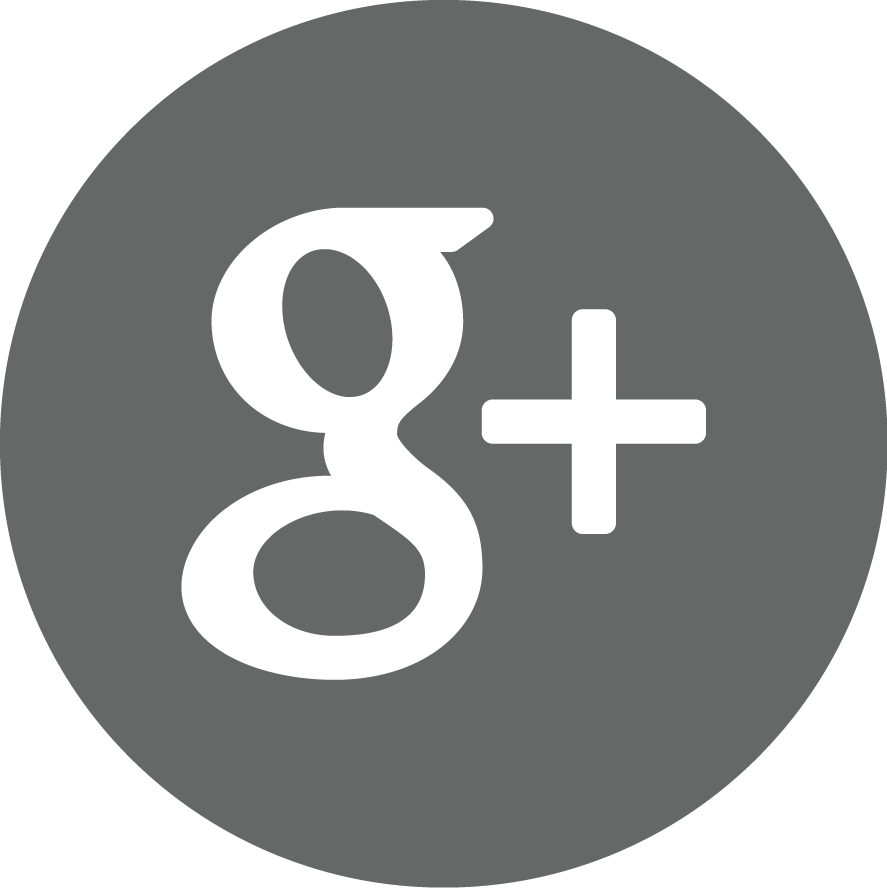 Google Plus 桌布 壁紙 — 一個簡約的灰色圓形標誌，帶有白色小寫 g 和加號。