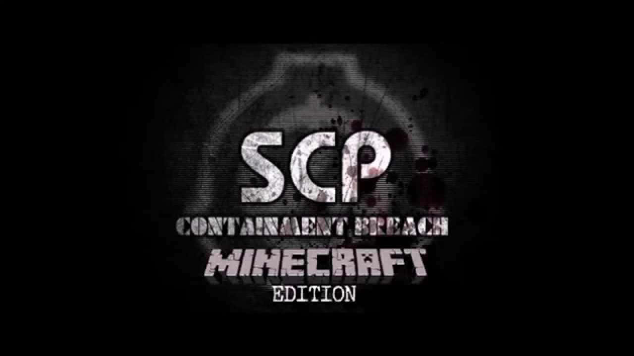 SCP 桌布 壁紙 — 一個粗糙的SCP標誌，帶有血跡和Minecraft方塊文字，背景為深色紋理。