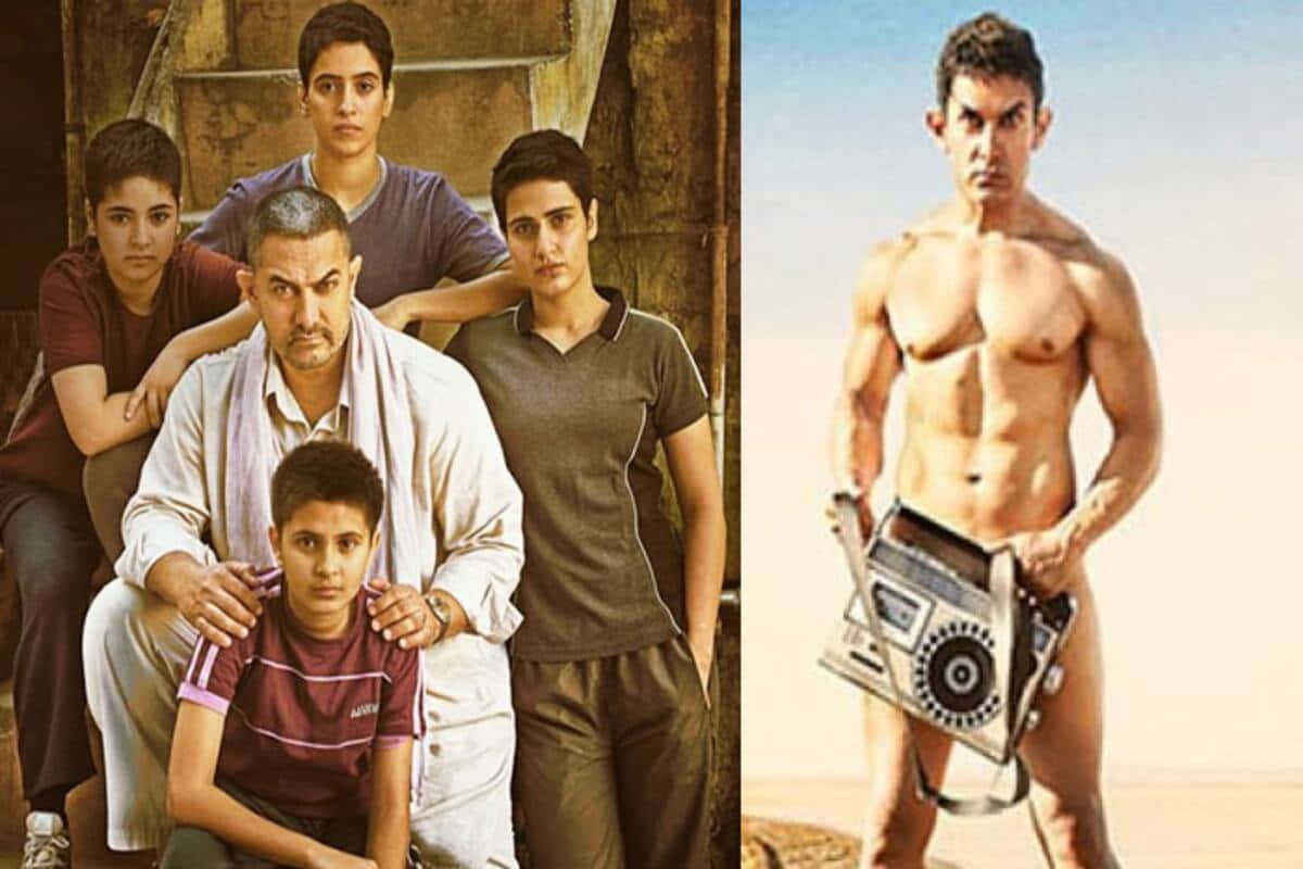 Aamir Khan 桌布 壁紙 — 一個肌肉男在沙漠中拿著一部手提音響，而一個五口之家在質樸的室內環境中一起擺姿勢。