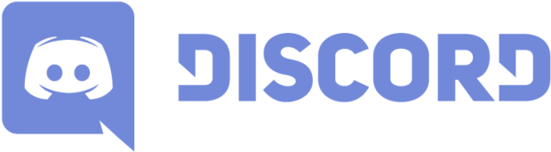 Discord 桌布 壁紙 — 一個藍色 Discord 標誌，在黑色背景上有一個笑臉圖示在對話氣泡內。