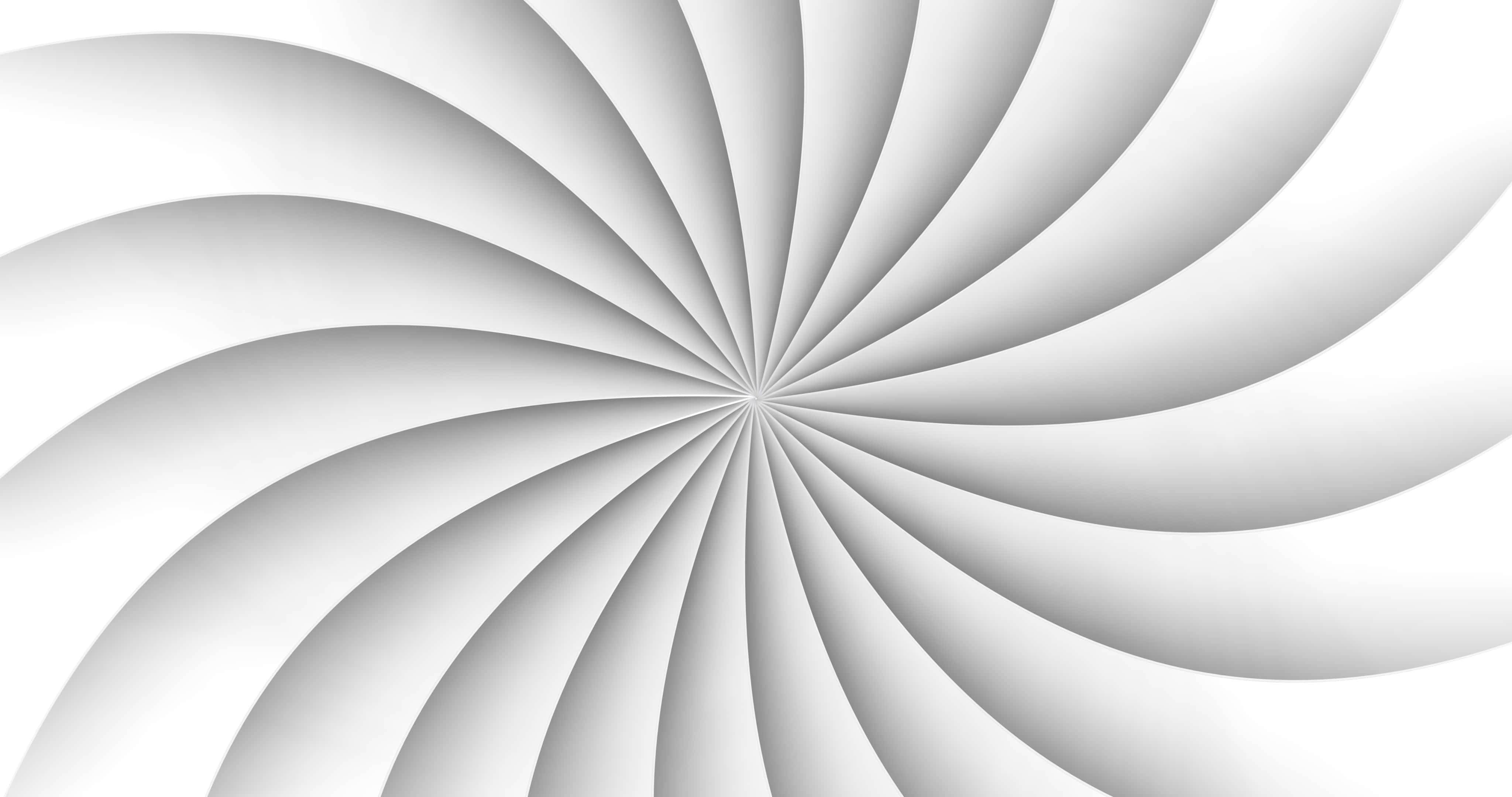 Spiral 桌布 壁紙 — 一個迷人的單色螺旋從中心點向外輻射，帶有柔和的漸變和清晰的線條。