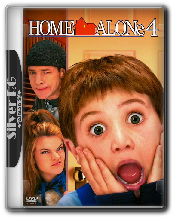 Alone 桌布 壁紙 — 一個驚訝的男孩睜大眼睛，雙手放在臉頰上，直視前方，而兩個成年人則帶著頑皮的表情看著。
