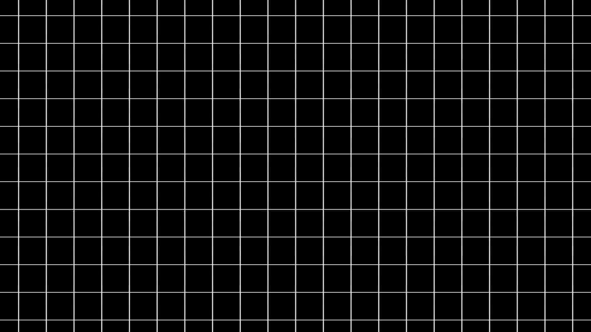 grid 桌布 壁紙 — 一個鮮明的黑色背景，上面覆蓋著精確的白色網格圖案，營造出極簡的幾何設計。