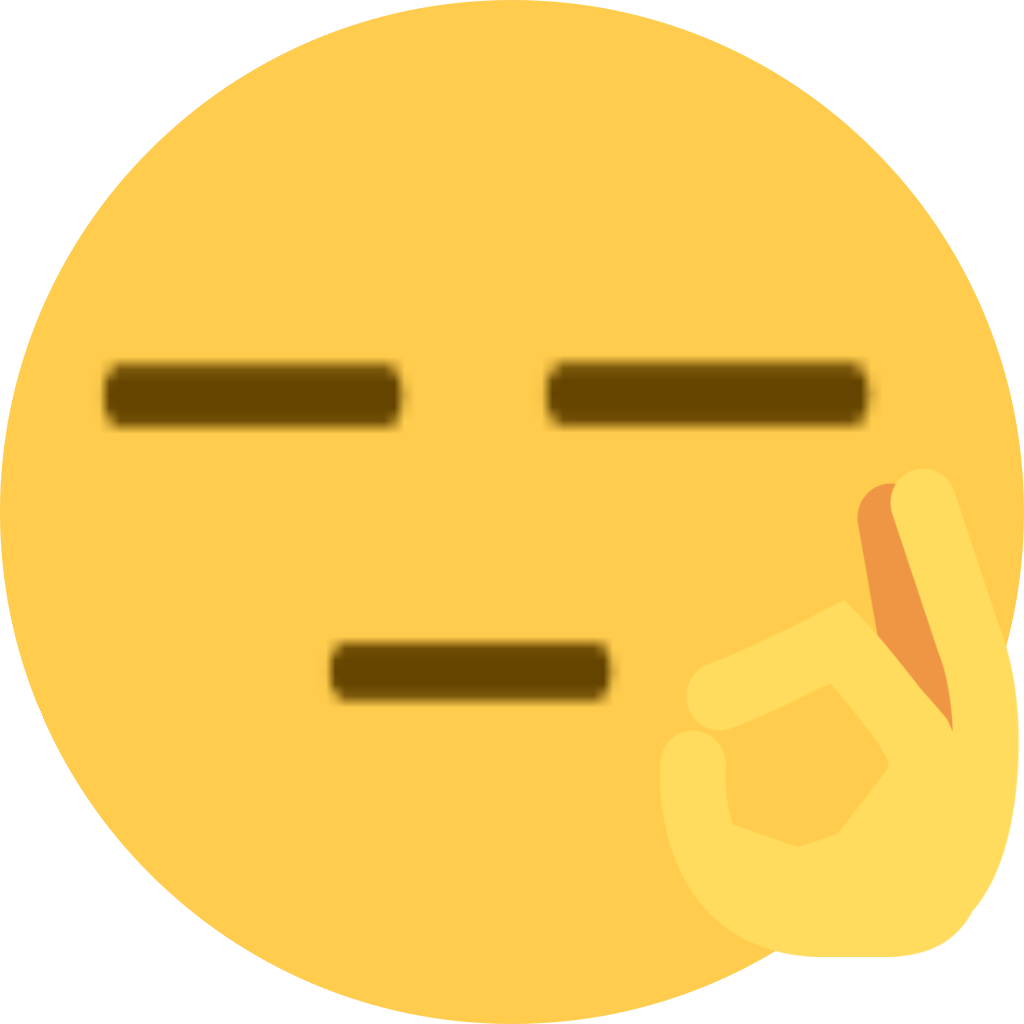 Emoji Discord 桌布 壁紙 — 一個黃色表情符號臉孔，閉著眼睛，手靠近臉頰，傳達出沉思或有趣的表情。