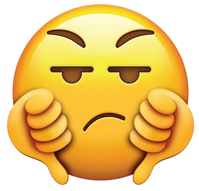 表情符號 桌布 壁紙 — 一個黃色表情符號面孔，憤怒地皺起眉頭，握緊拳頭表示沮喪。