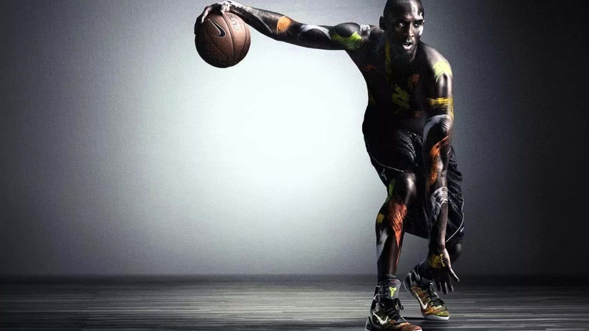 一名籃球運動員雙手持球 — Nike 節奏籃球 壁紙