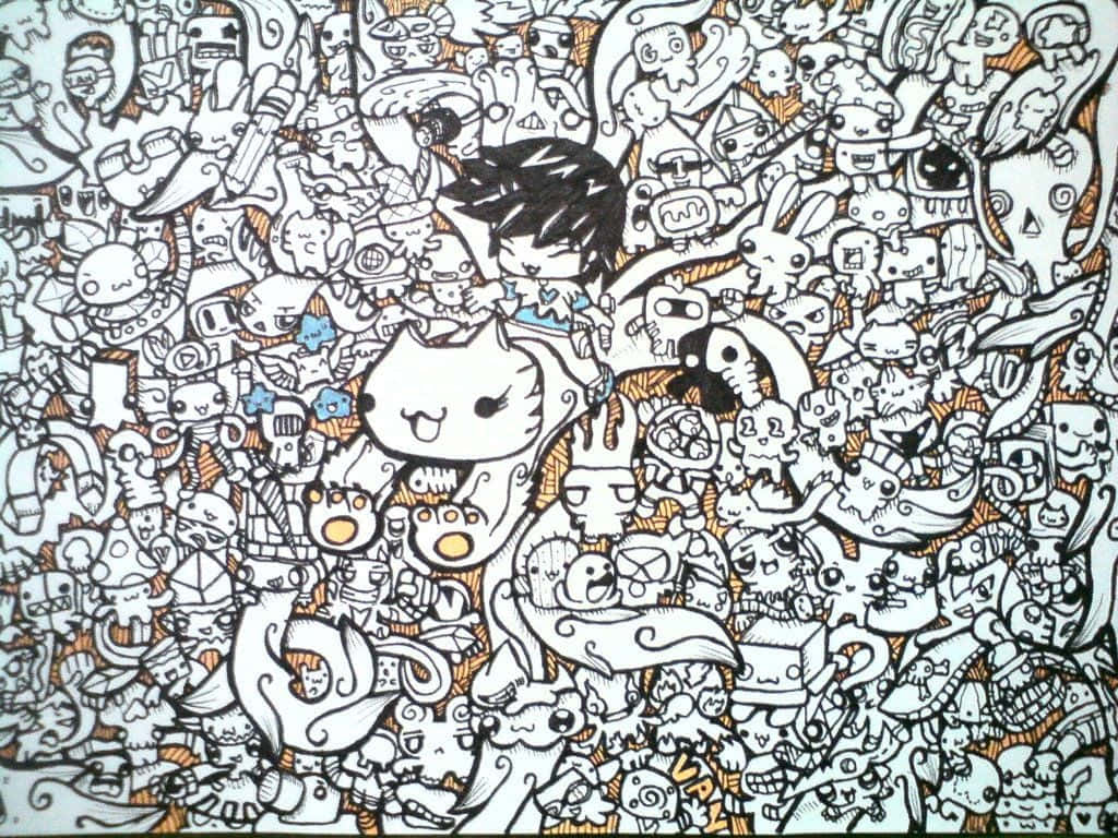 塗鴉背景 — 塗鴉動圖 壁紙