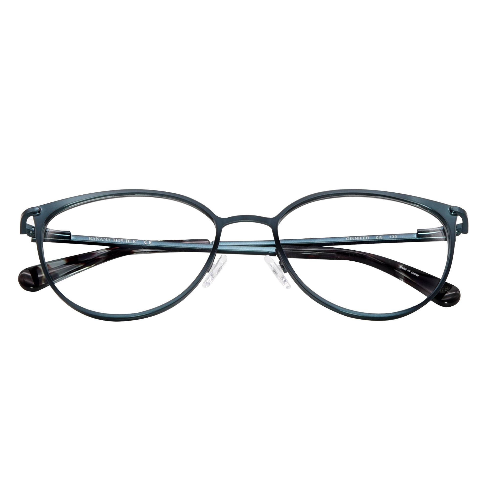 glasses 桌布 壁紙 — 一對時尚的深青綠色鏡框眼鏡，配以玳瑁鏡腿，放置在潔白的背景上。