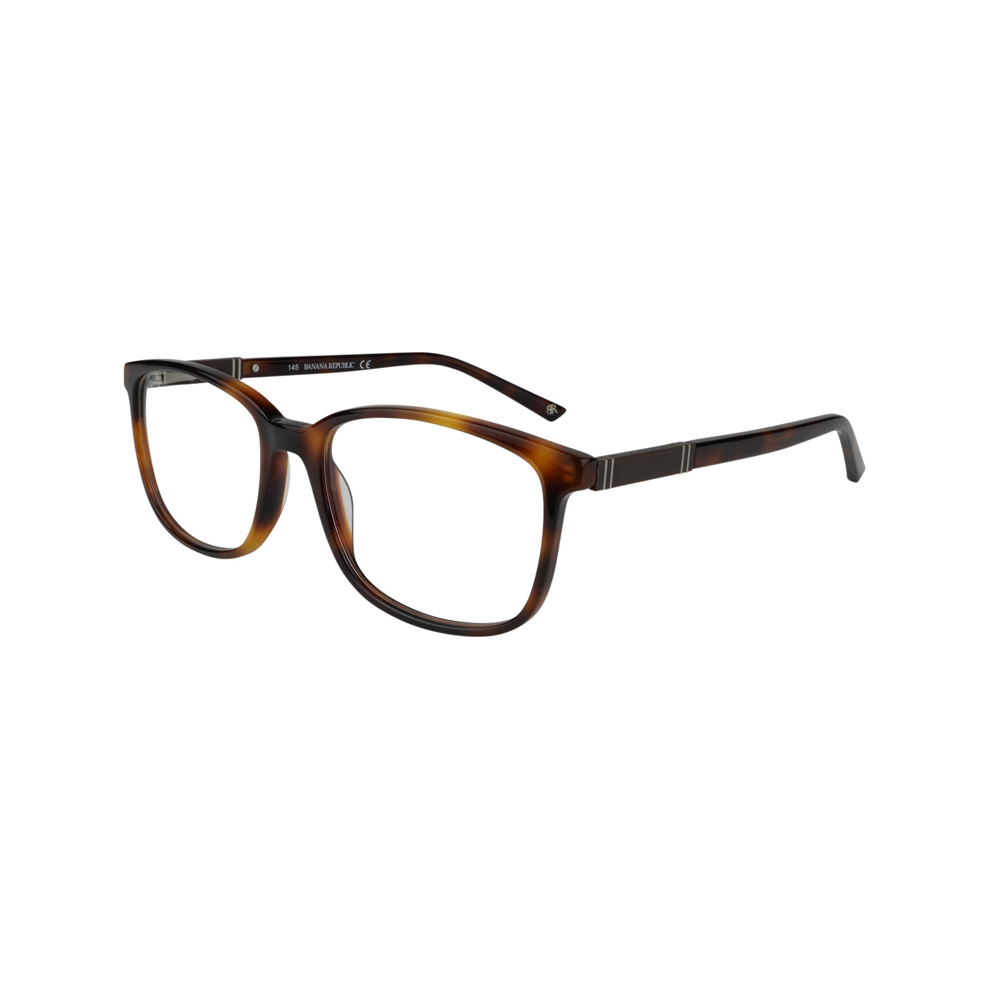 glasses 桌布 壁紙 — 一對玳瑁框眼鏡，帶有銀色裝飾，展示在潔白背景上。