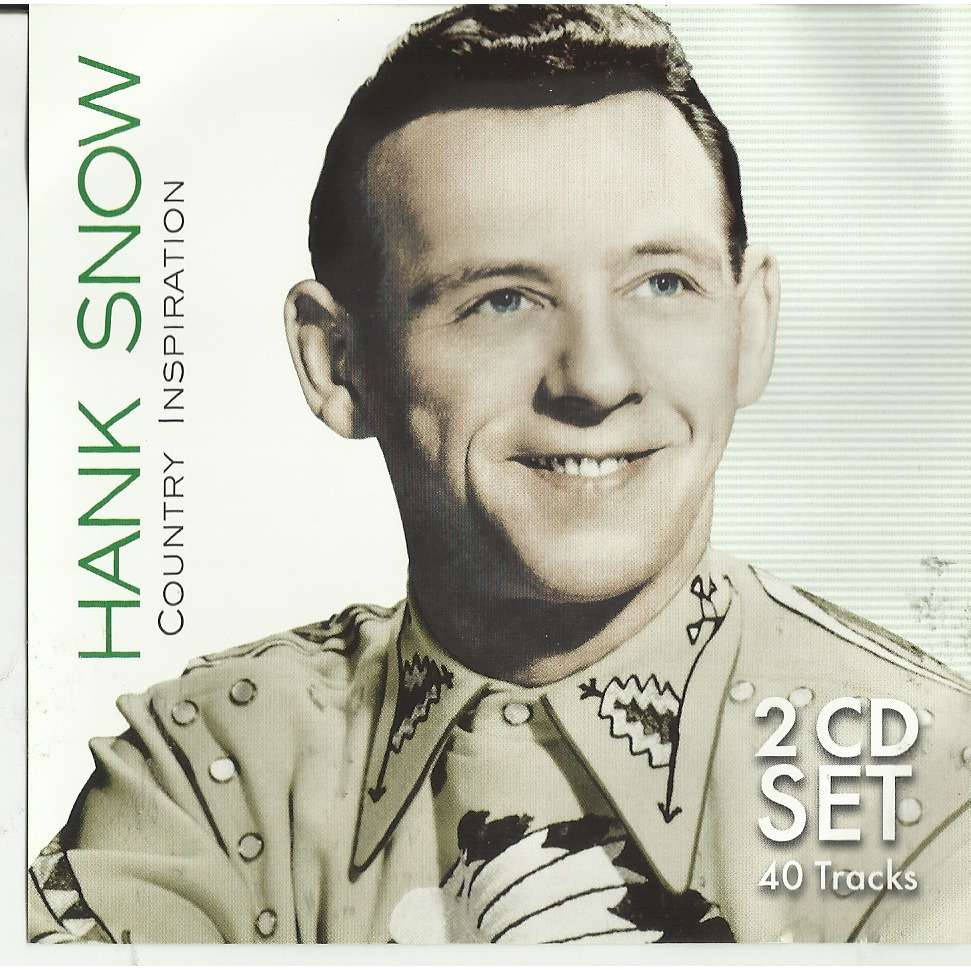 音樂 桌布 壁紙 — 一幅復古棕褐色調的肖像，Hank Snow 穿著圖案鄉村襯衫，在條紋背景前溫暖微笑。