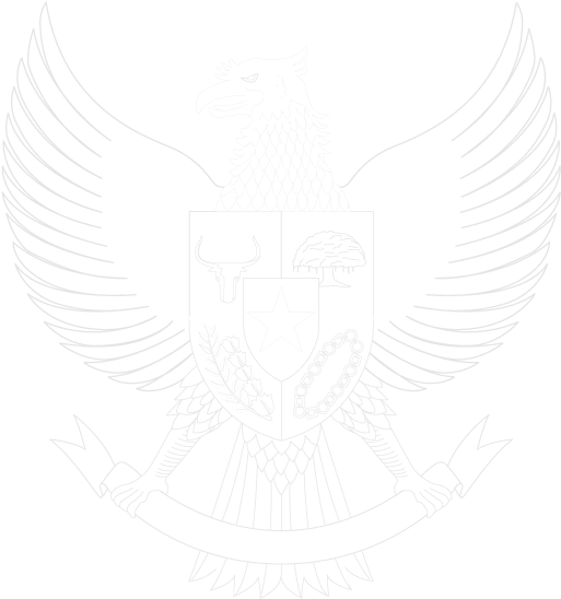 迦樓羅 桌布 壁紙 — 一幅清晰的黑白線條畫，描繪展翅的Garuda Pancasila，手持飾有國家象徵的盾牌。