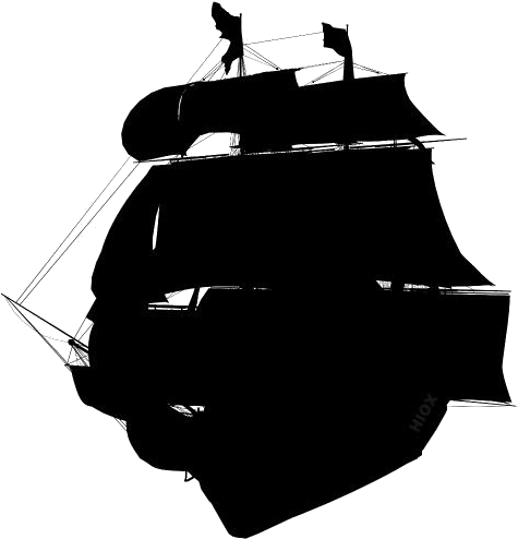 ships 桌布 壁紙 — 一幅鮮明的白色線條畫，描繪了一輛未來主義車輛，具有彎曲的車身和暴露的車架，背景為黑色。