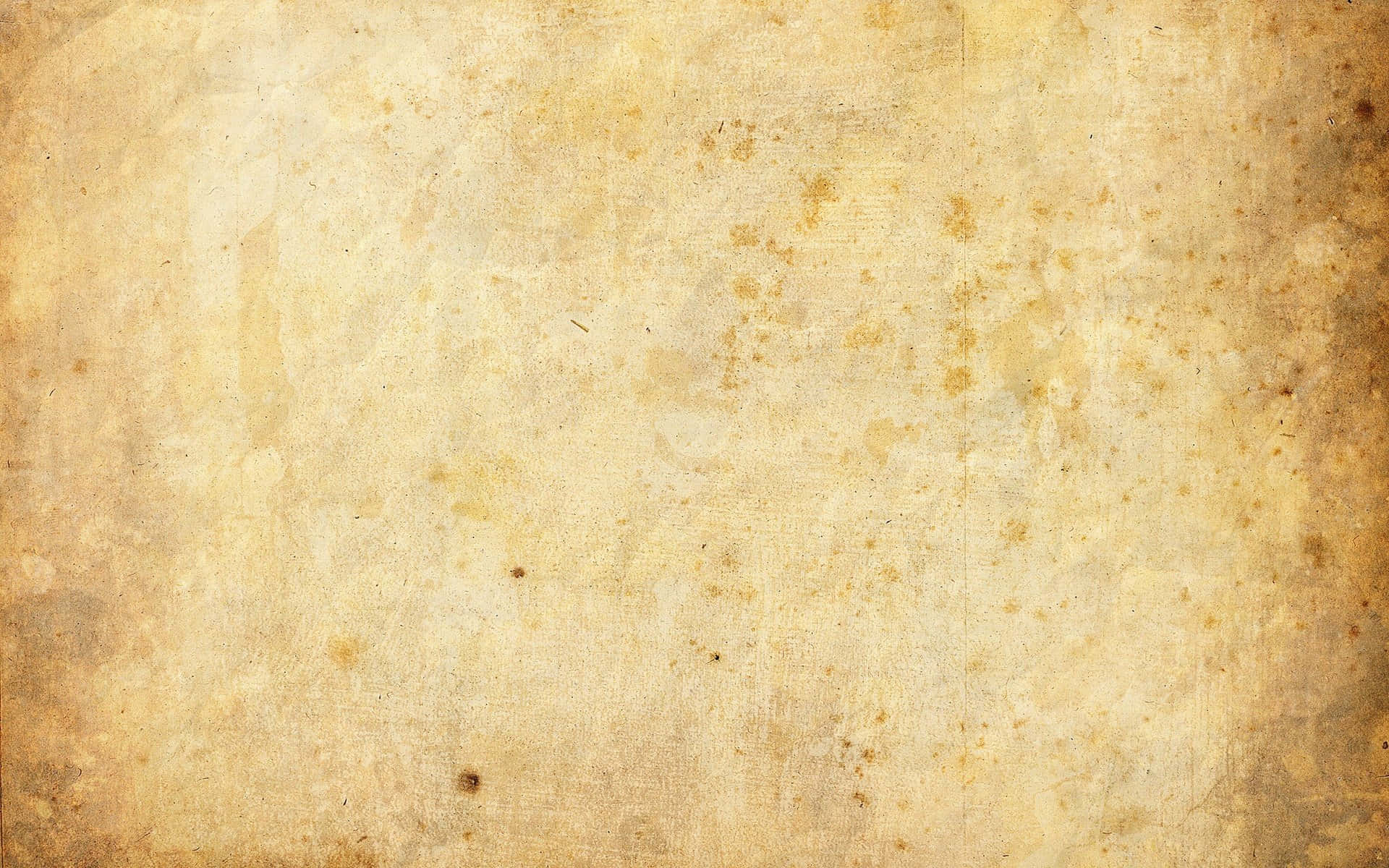 Brown Vintage 桌布 壁紙 — 一張帶有細微污漬和紋理的風化米色羊皮紙，適用於復古設計專案。