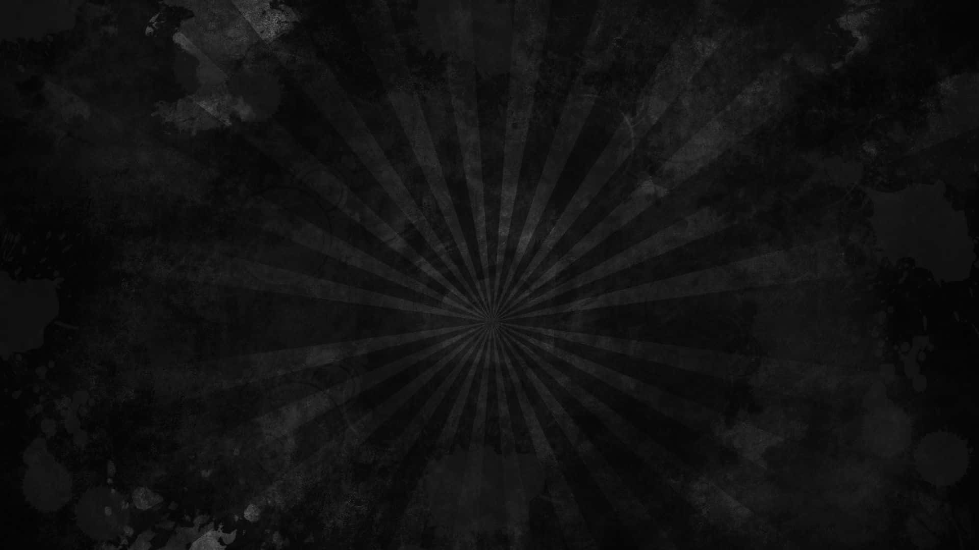 Grunge Aesthetic Mac 桌布 壁紙 — 一張深色頹廢風格壁紙，從中心點放射出線條，周圍環繞著墨水飛濺。