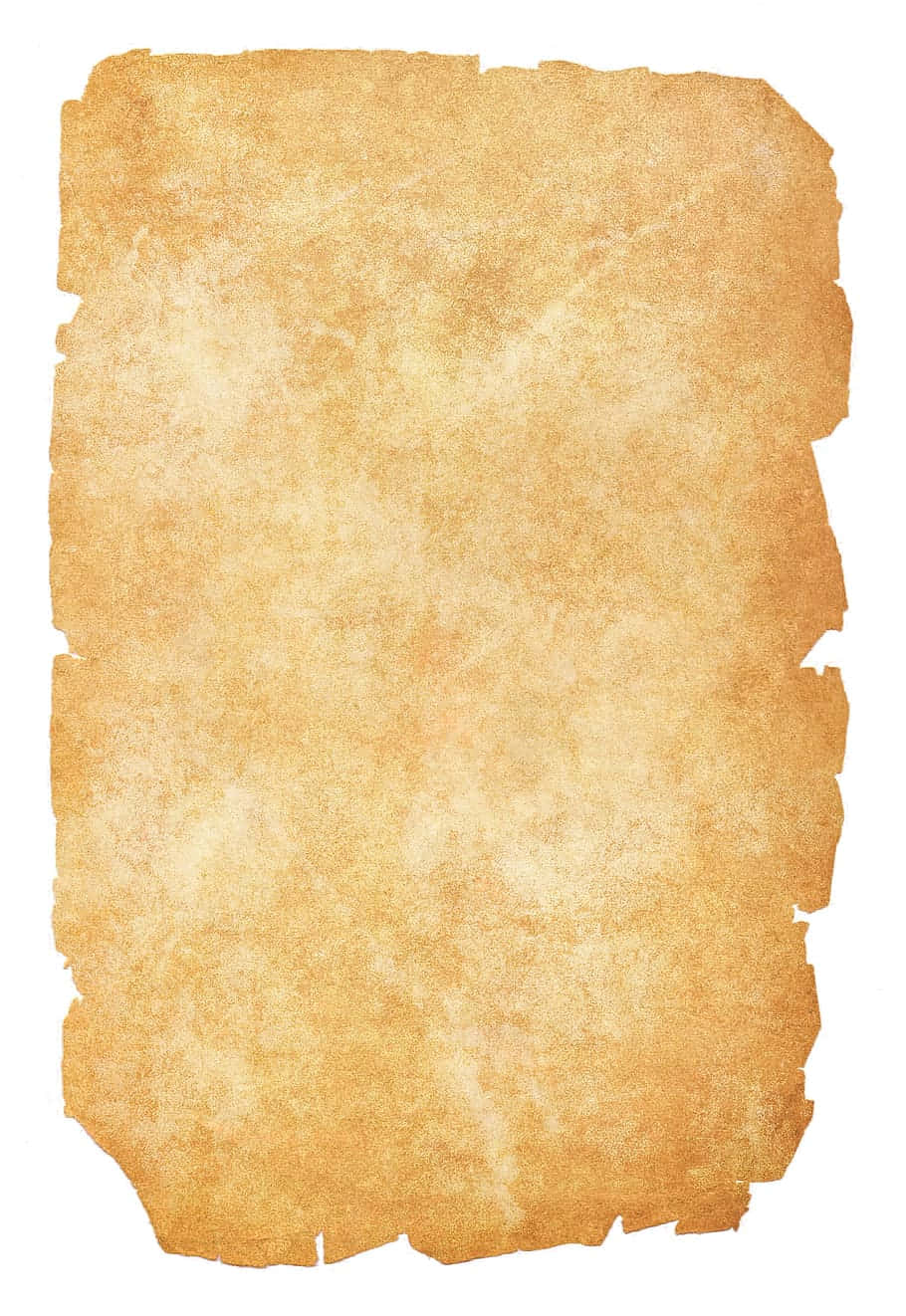 paper 桌布 壁紙 — 一張陳舊羊皮紙，邊緣參差不齊，帶有斑駁的米色紋理。