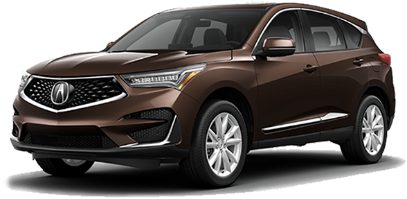 Cool Car 桌布 壁紙 — 一款時尚的棕色Acura SUV在工作室燈光下展示，帶有鍍鉻飾邊和合金輪圈。