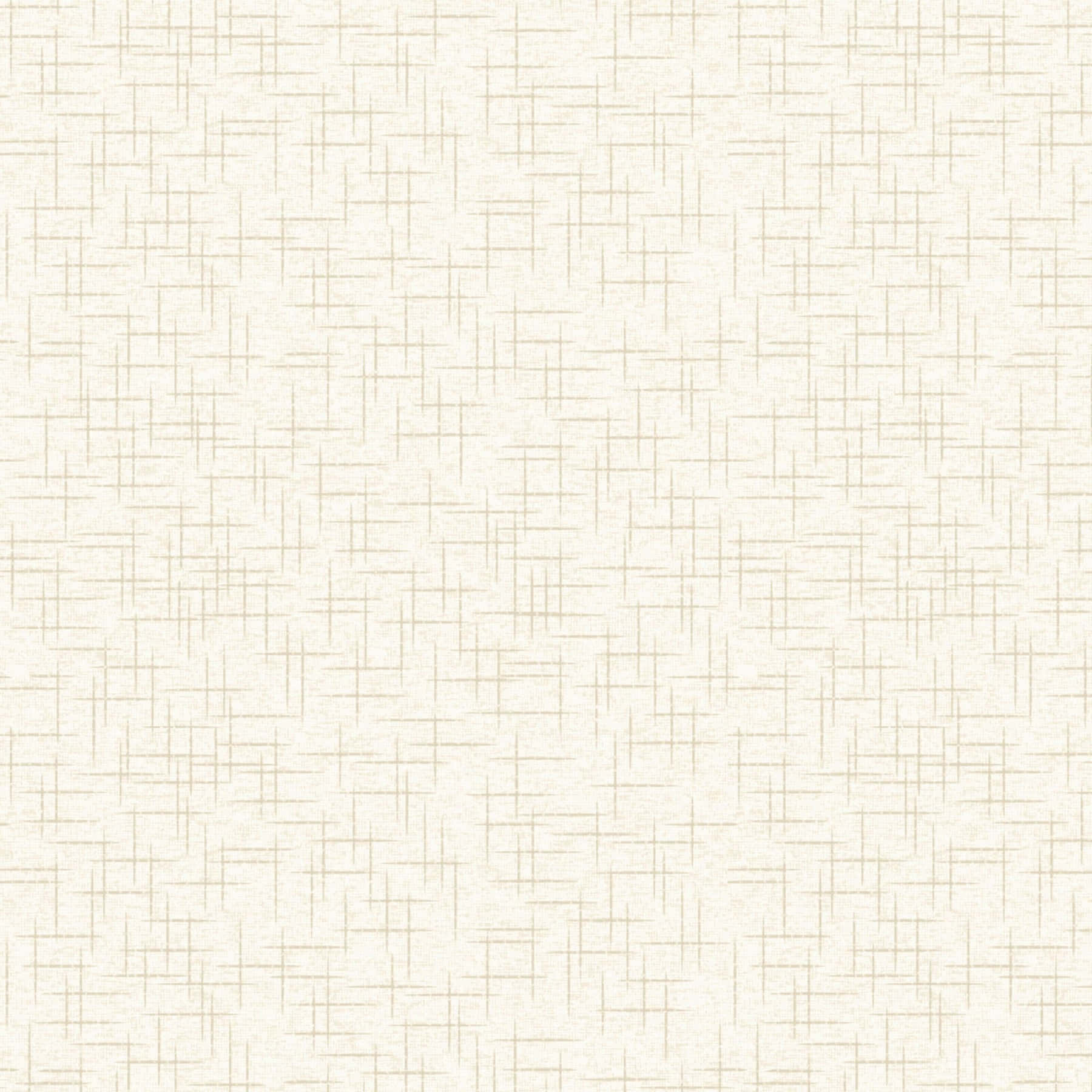 Linen 桌布 壁紙 — 一款柔和的米色壁紙，在奶油色的米白背景上帶有重複的幾何交叉陰影圖案。