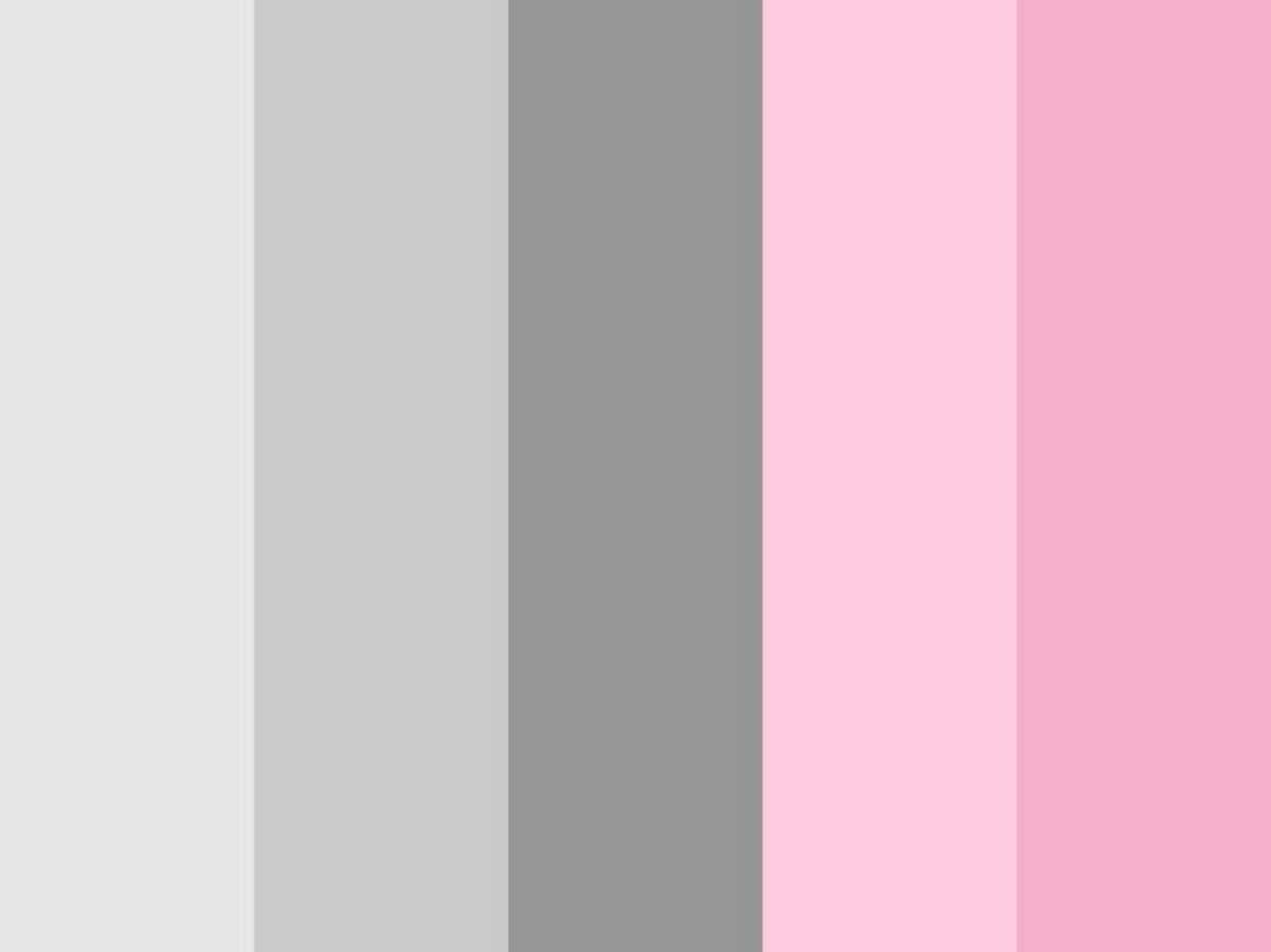 Gray And Pink 桌布 壁紙 — 一款極簡抽象壁紙，帶有淺灰色、中灰色和柔和粉色的垂直條紋。