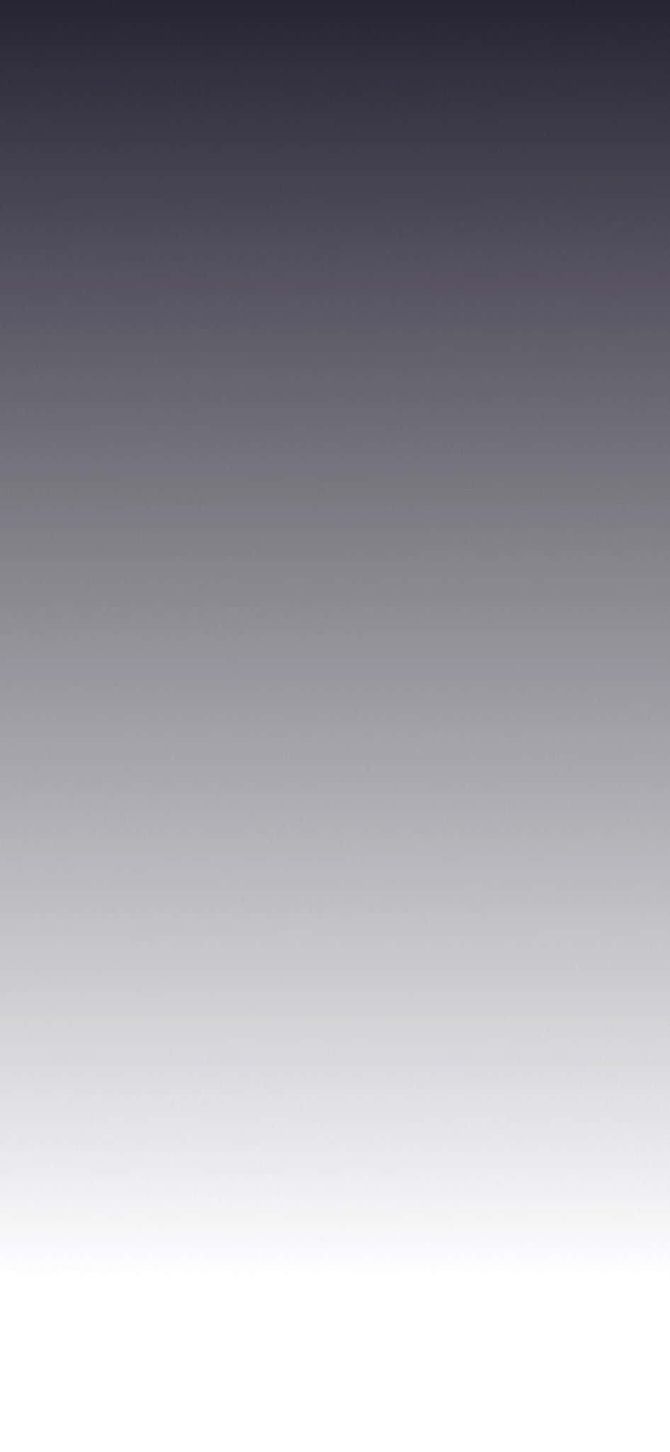 Light Gray iPhone 桌布 壁紙 — 一款極簡漸層桌布，從深紫色過渡到亮白色，帶有微妙的水平條紋。