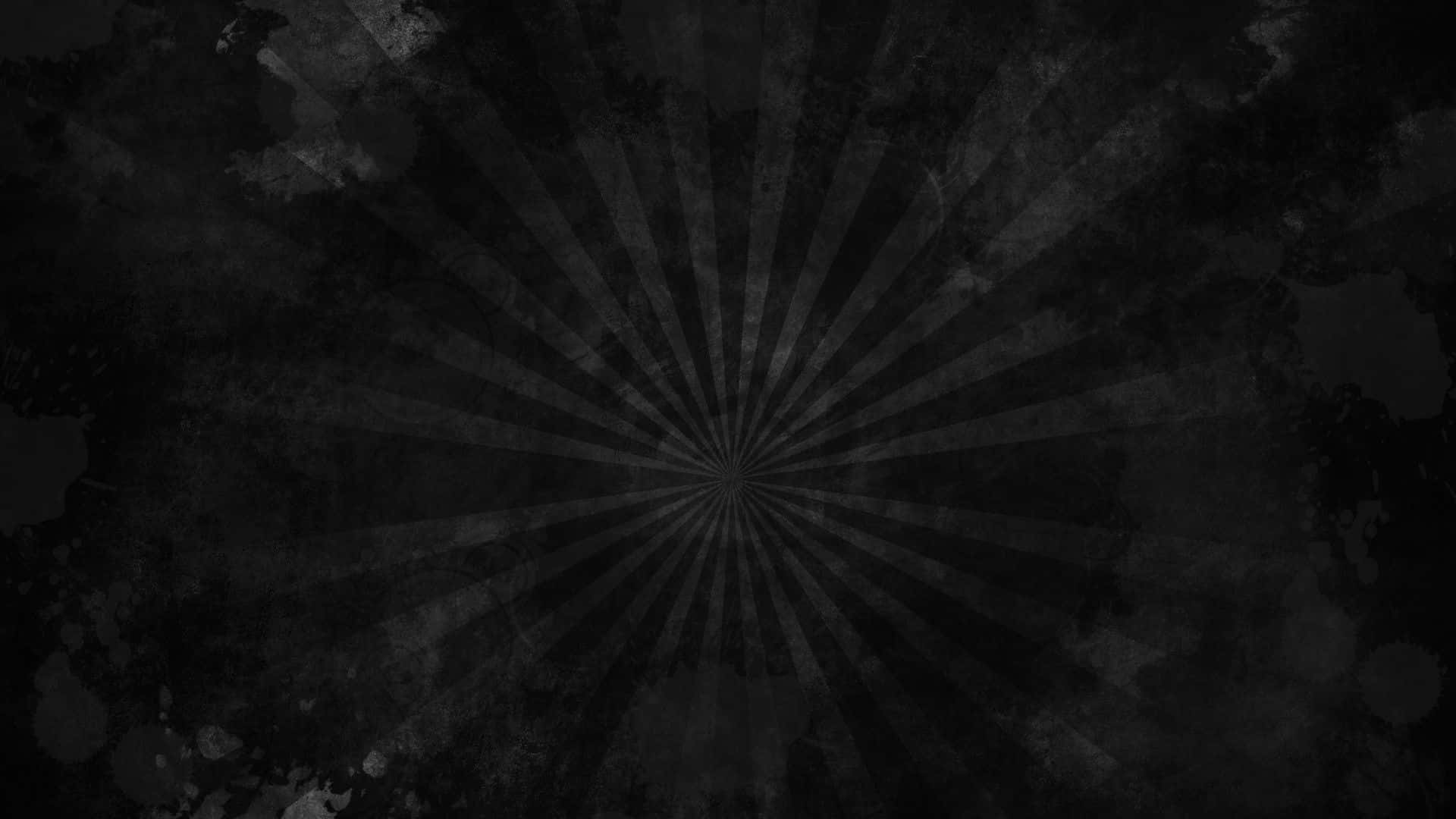 Aesthetic Grunge Laptop 桌布 壁紙 — 一款深色紋理壁紙，帶有從中心點放射出的線條，周圍環繞著 grunge 風格的飛濺痕跡。