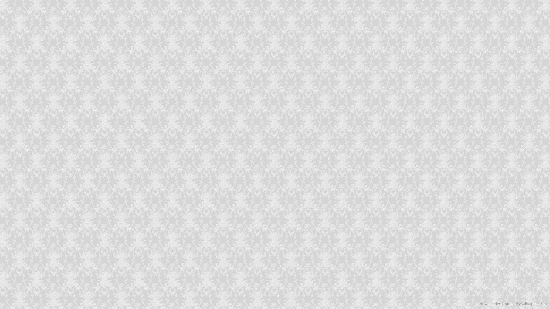 Pattern Desktop 桌布 壁紙 — 一款淺灰色背景上帶有重複華麗花卉圖案的微妙灰色大馬士革花紋壁紙。