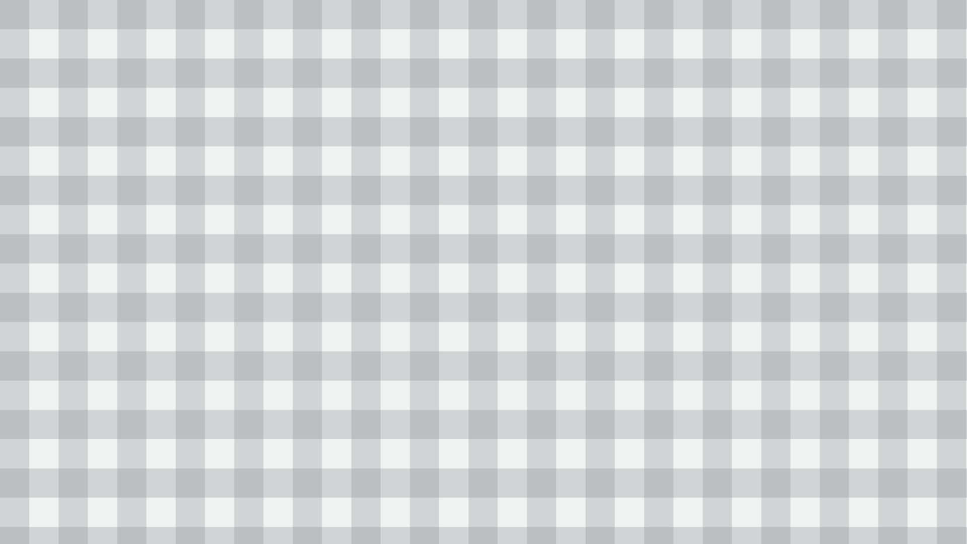 Aesthetic Gray 桌布 壁紙 — 一款無縫的灰色和白色格紋圖案壁紙，具有乾淨的幾何線條。
