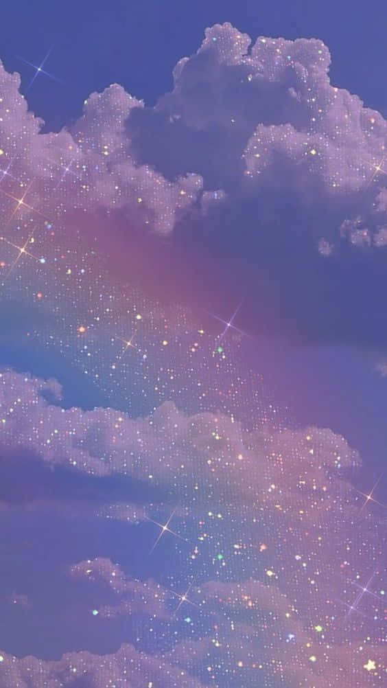 「一片美麗的藍天，充滿彩虹般的無限可能！」 壁紙