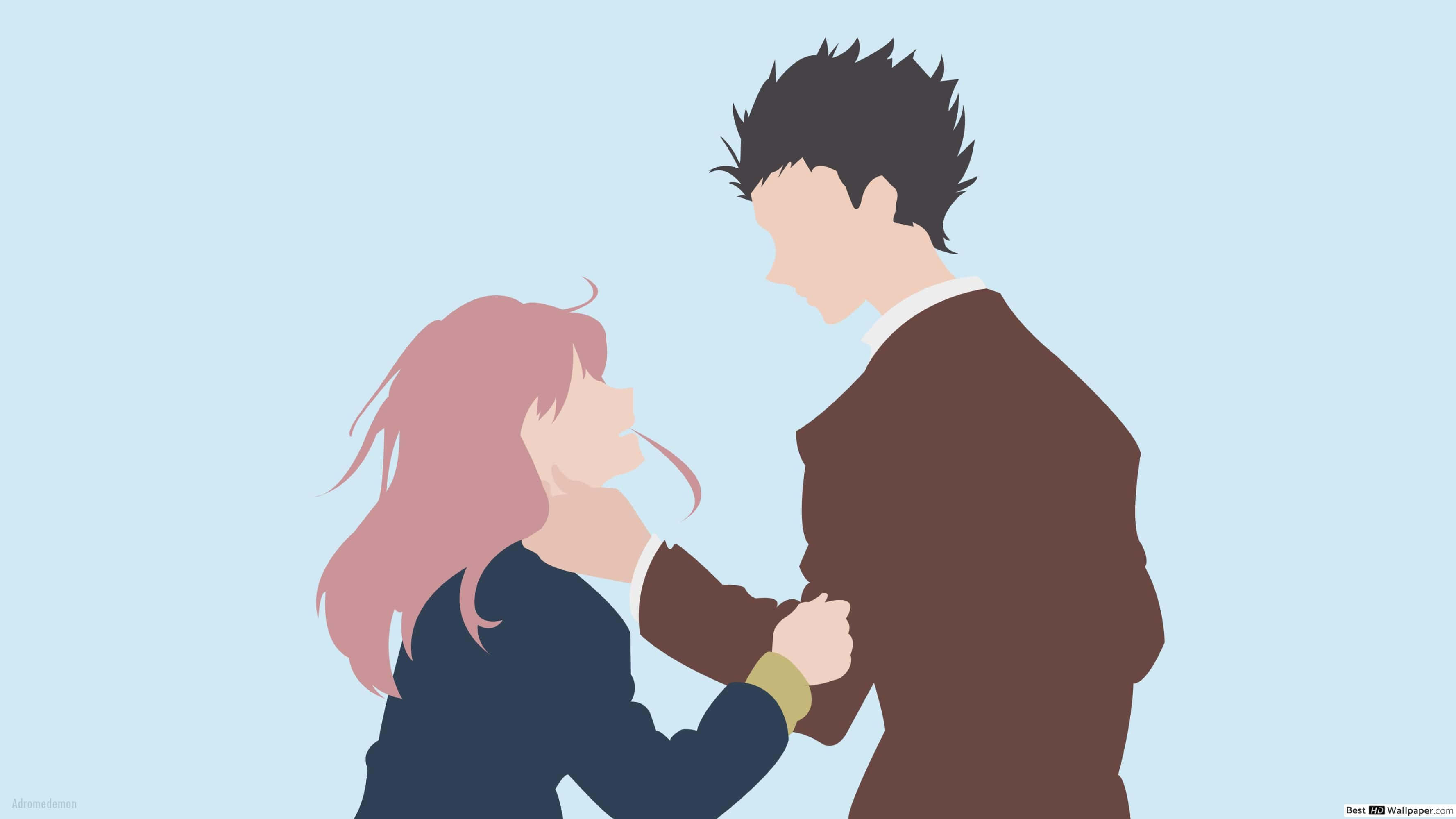 一男一女互相擁抱 壁紙
