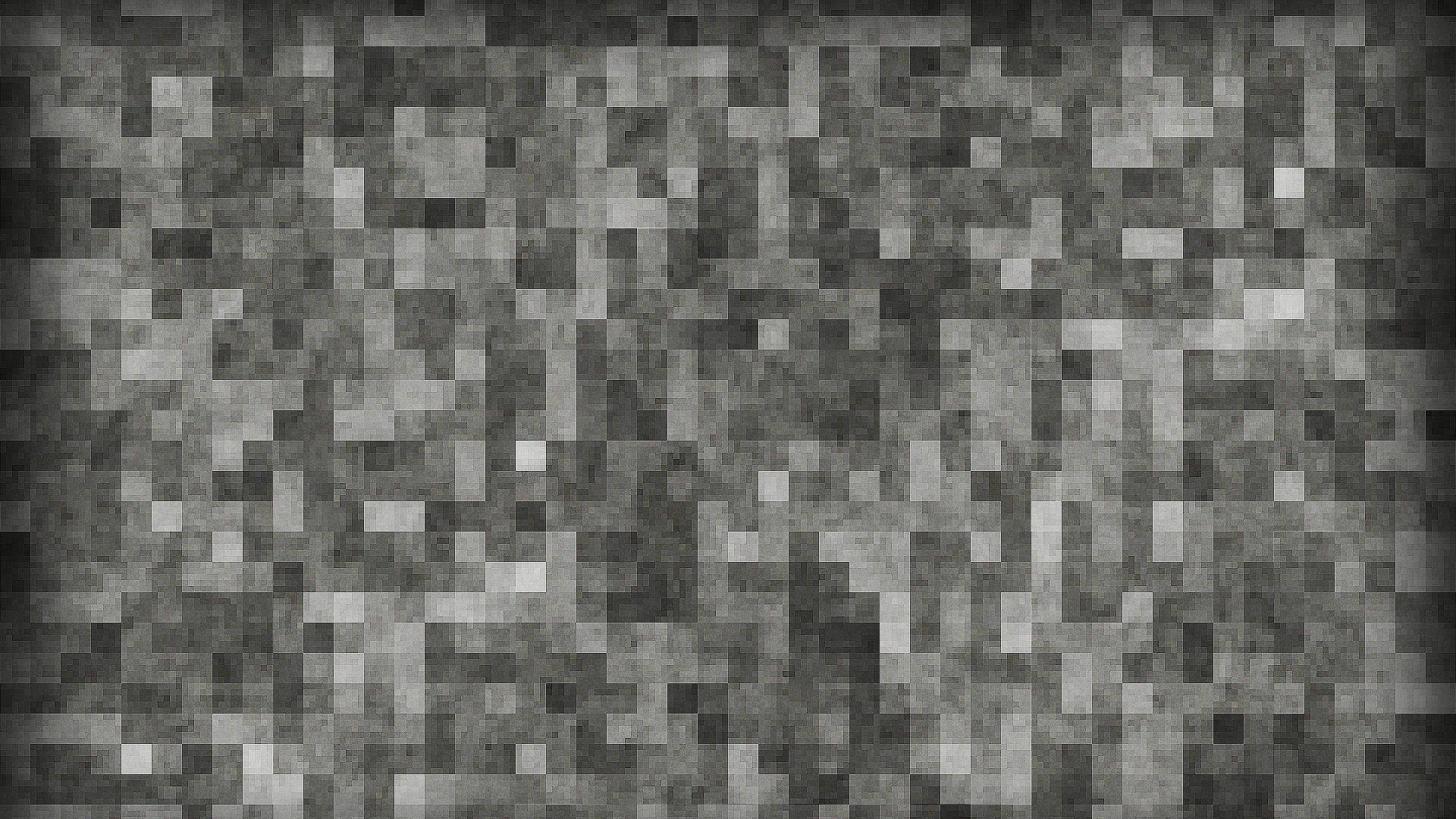 Dark Pixel 桌布 壁紙 — 一種單色像素化紋理，具有變化的灰色調，產生數位噪點效果。