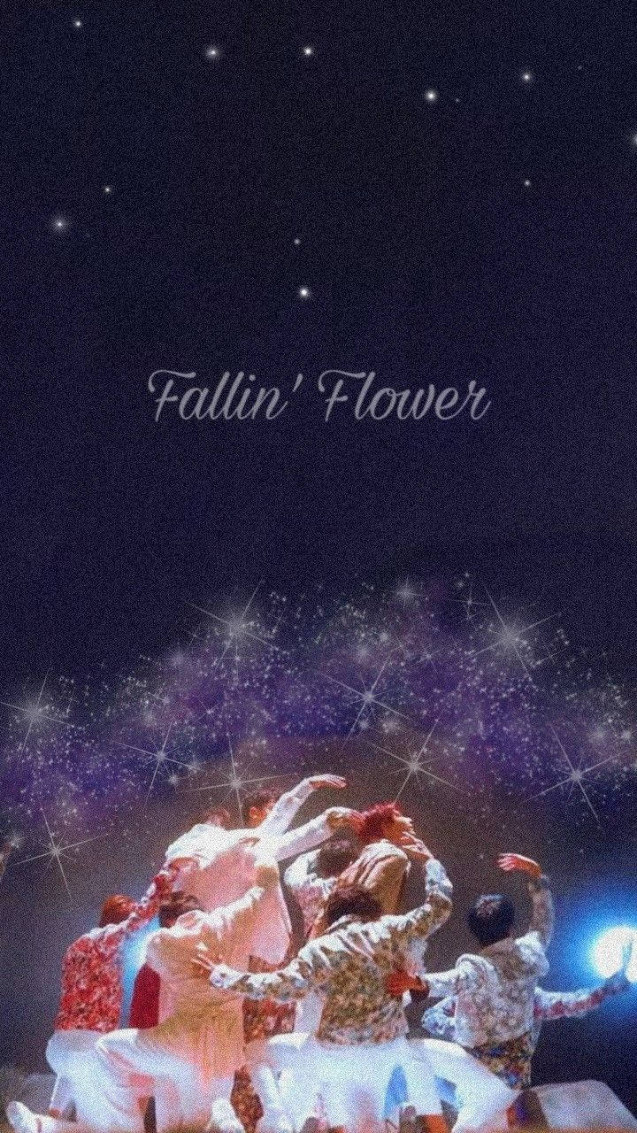 十七歲 桌布 壁紙 — 一群身穿白色服裝的舞者在繁星點點的夜空下表演，伴隨著閃爍的光效。