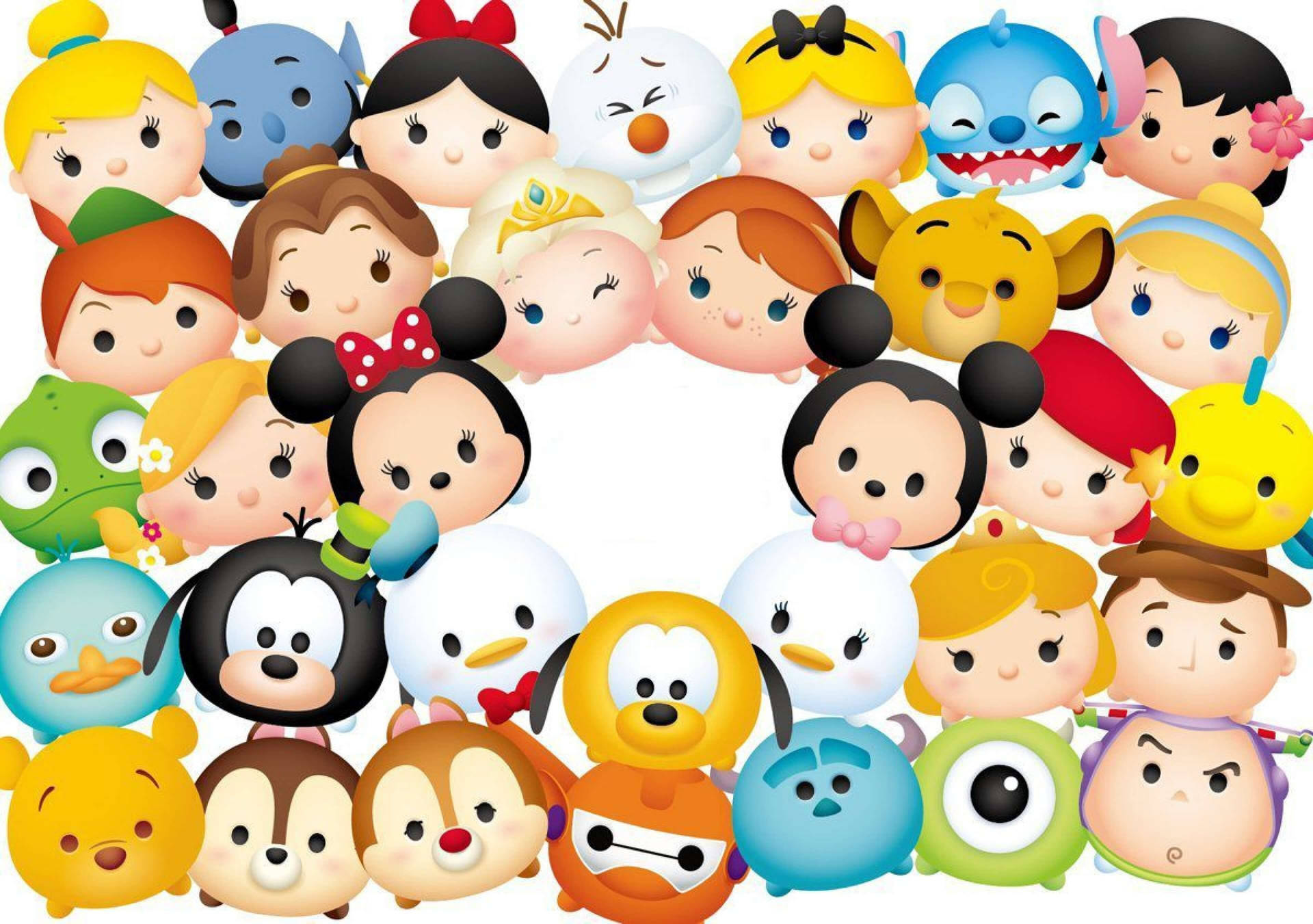 圓頭大眼的迪士尼Tsum Tsum角色合集。 — Tsum tsum 壁紙