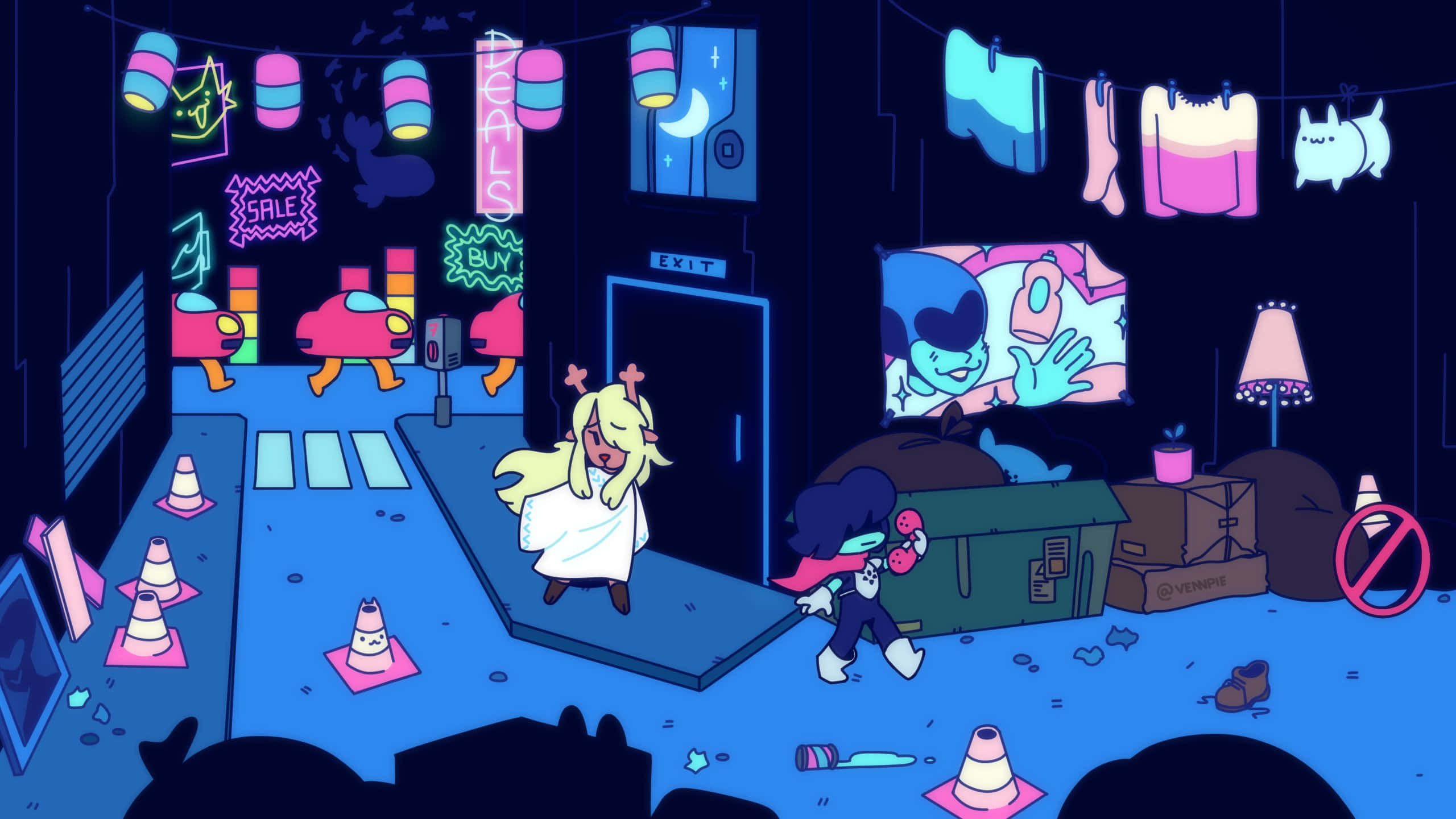 一起漫步在《Deltarune》的神秘世界 壁紙