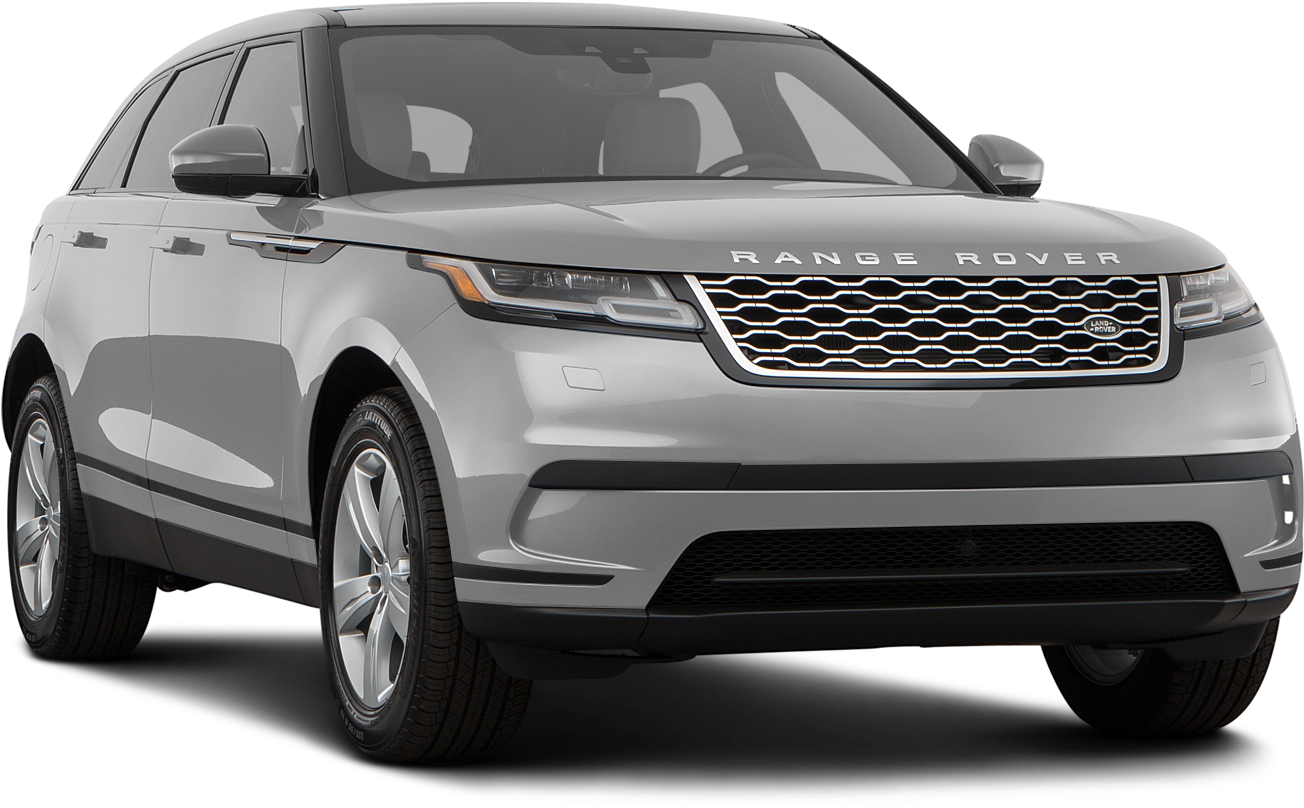 荒原路華 桌布 壁紙 — 一輛時尚的銀色 Range Rover SUV 在黑色背景下的工作室照片中展示，突顯其現代設計和鍍鉻裝飾。