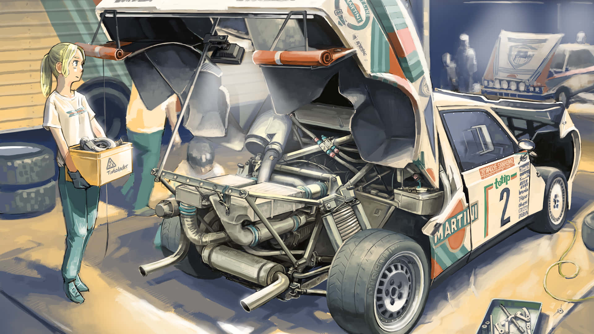 動漫汽車背景 — 動漫車 壁紙