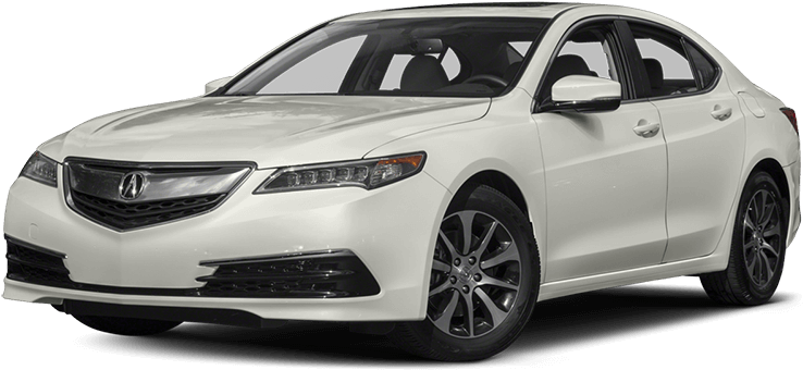 Acura 桌布 壁紙 — 一輛純白色的Acura轎車在攝影棚燈光下展示，線條流暢，合金輪圈拋光。