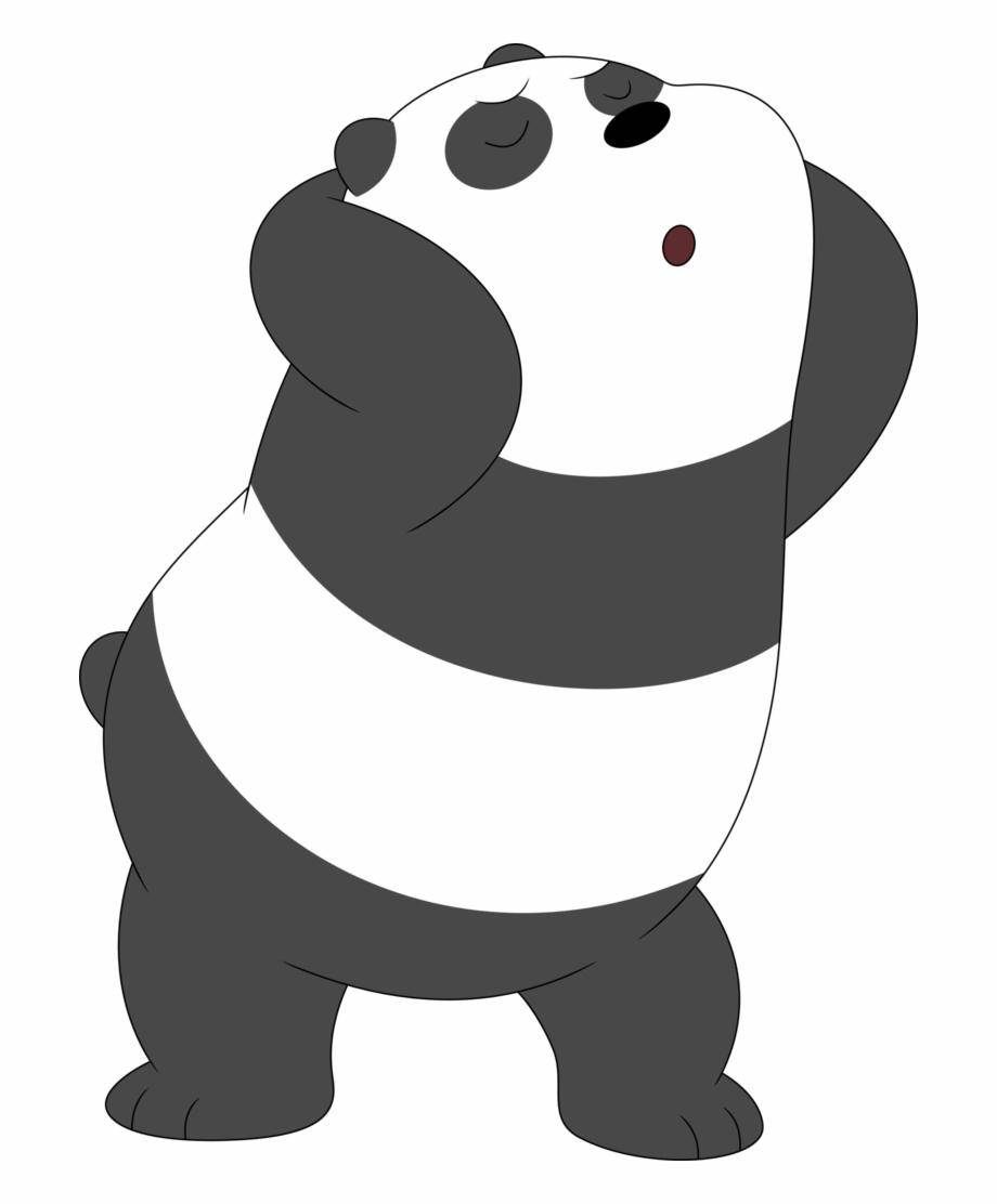 funny dance 桌布 壁紙 — 一隻卡通熊貓，閉上一隻眼，臉頰上有一個小紅點，以放鬆的姿勢站立。