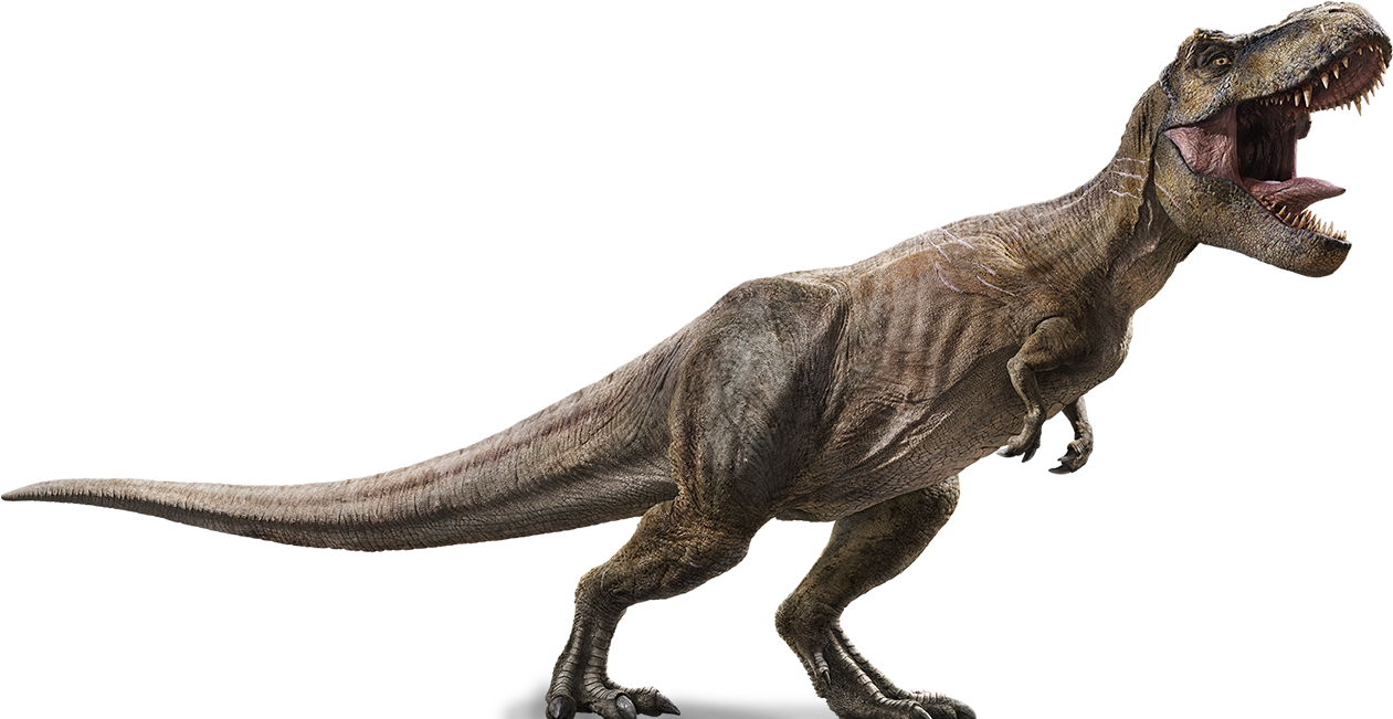 Jurassic World 桌布 壁紙 — 一隻逼真的暴龍張開牙齒，在純黑色背景下咆哮。