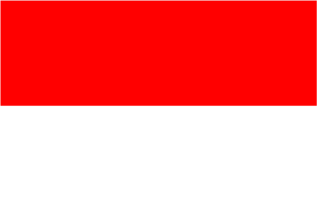 Flag 桌布 壁紙 — 一面大膽的紅白橫條旗，線條清晰，色彩鮮豔。
