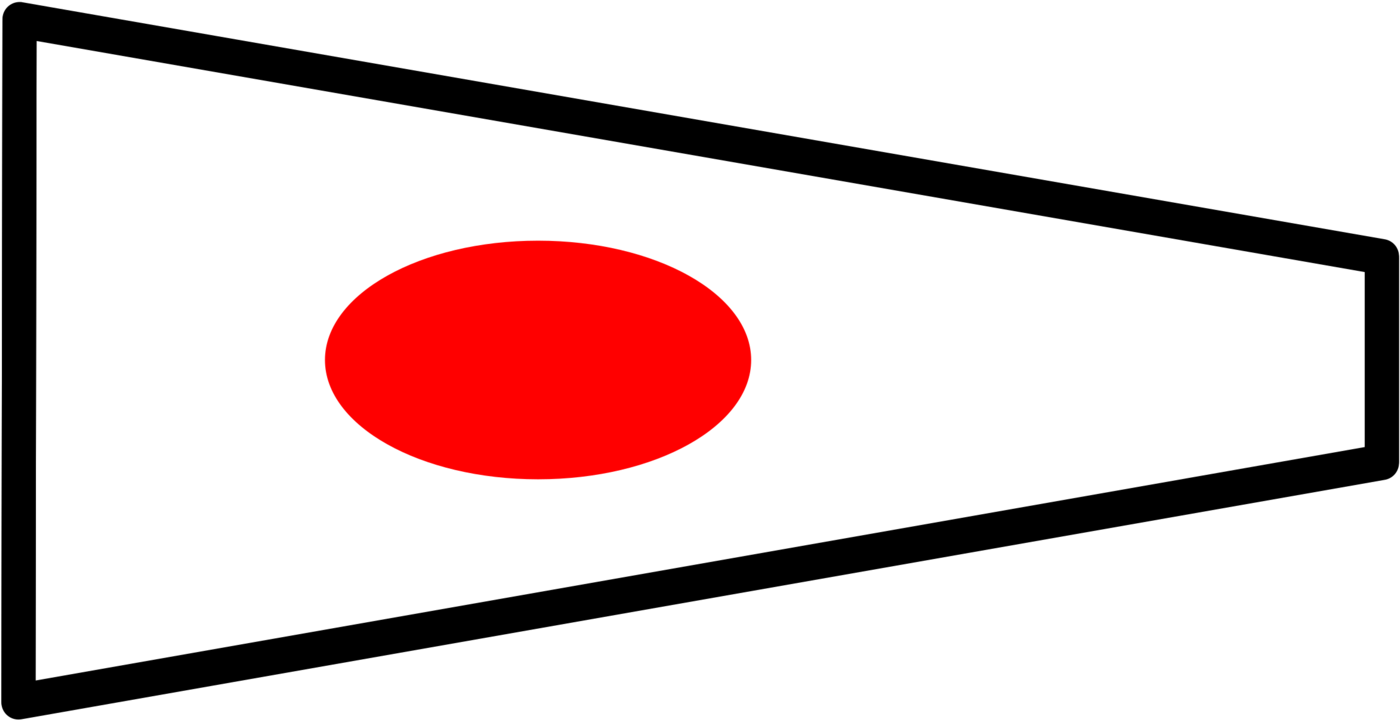 日本 桌布 壁紙 — 一面極簡日本國旗，中央有一個醒目的紅色圓圈在白色背景上，傾斜放置在黑色背景前。
