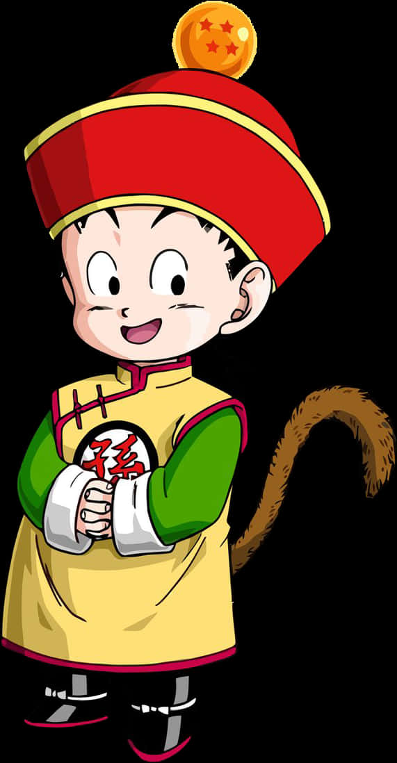七龍珠角色與四星龍珠 壁紙