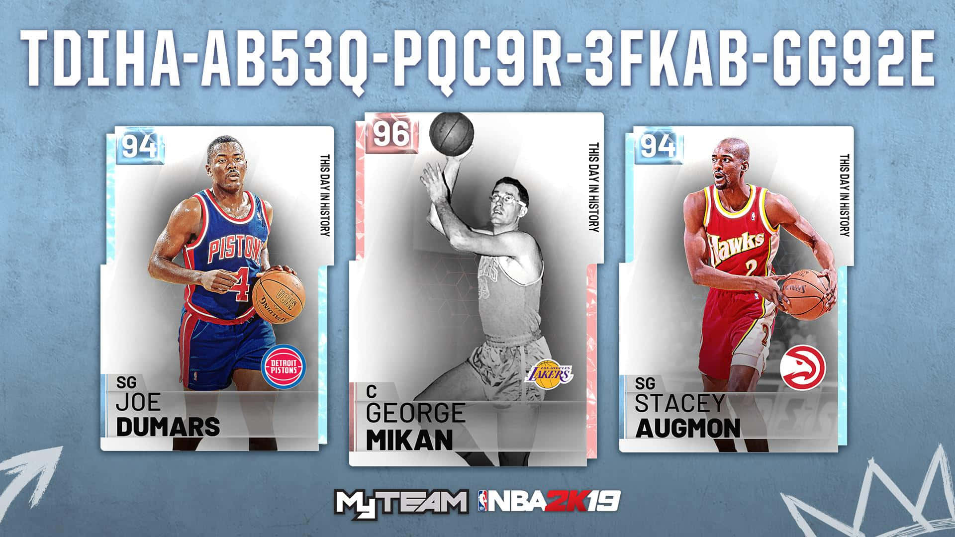 三張數位NBA 2K19 MyTeam籃球球員卡片並排顯示。 — Michael B Jordan 壁紙