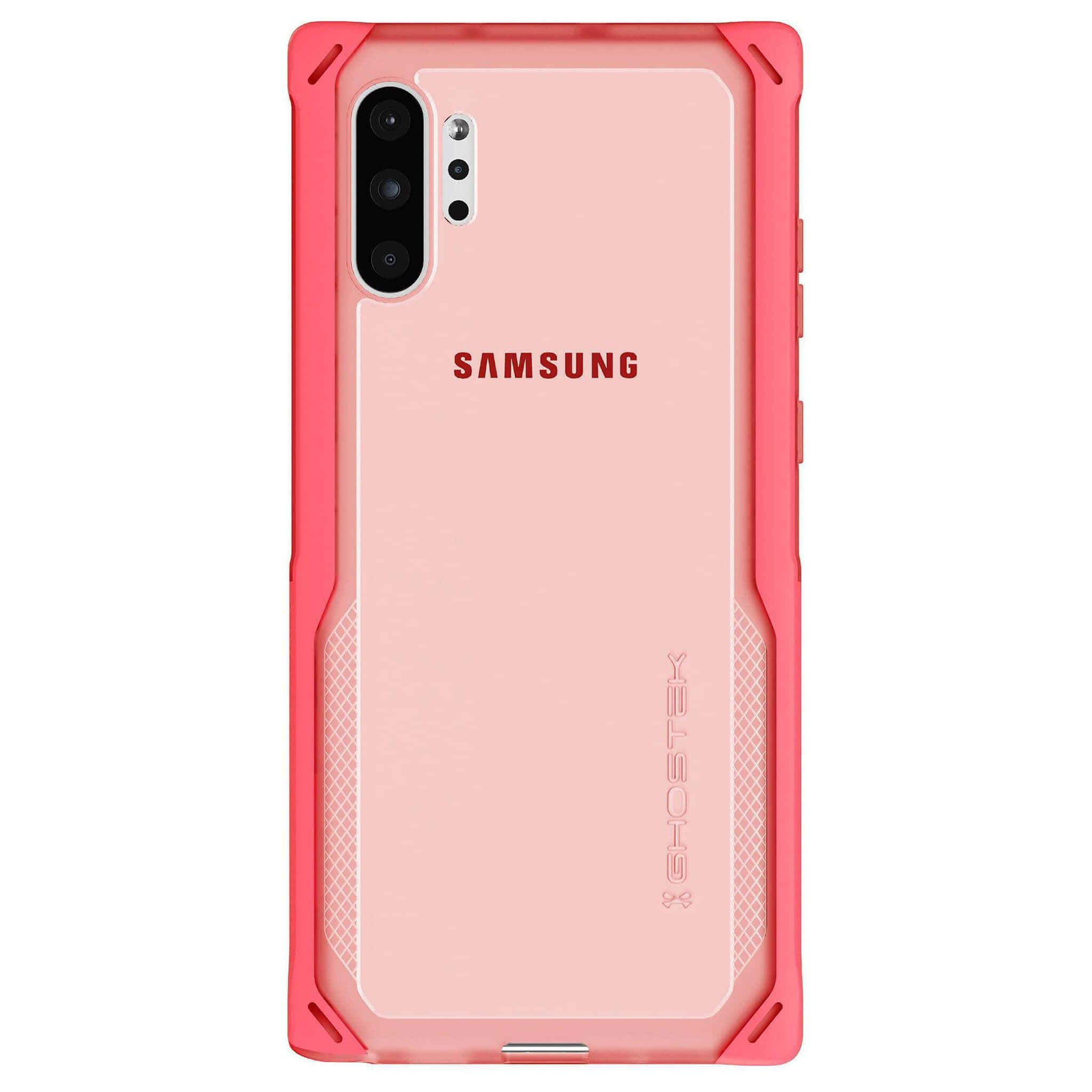 三星Galaxy Note 10粉紅色手機殼 壁紙
